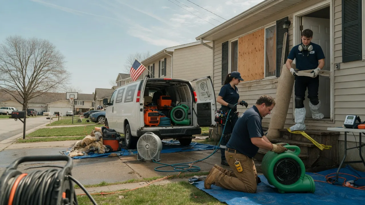 Water Damage Restoration in Morristown, IN near me